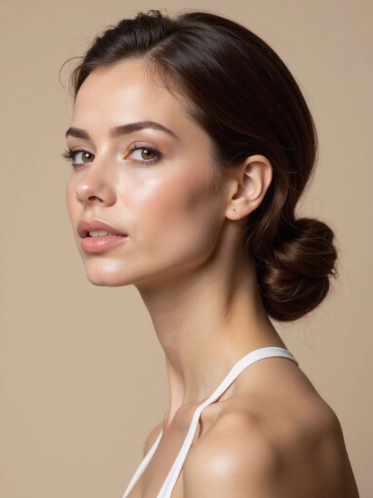 elegant soft waves updo