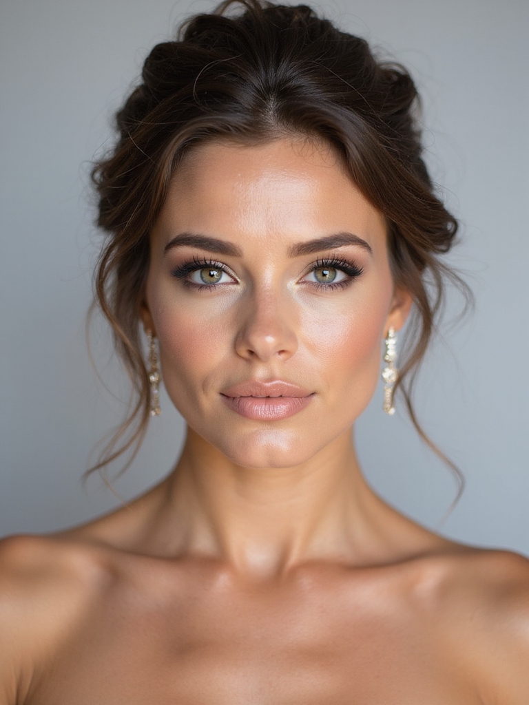 elegant subtle smokey eye