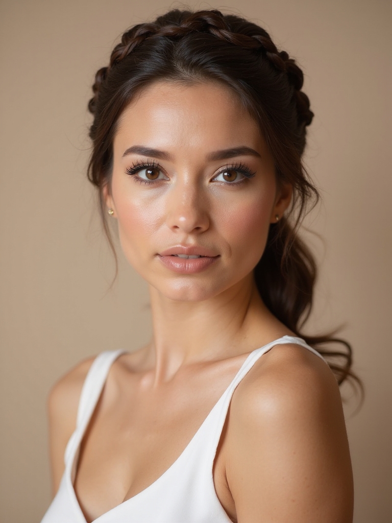 elegant summer braided crowns