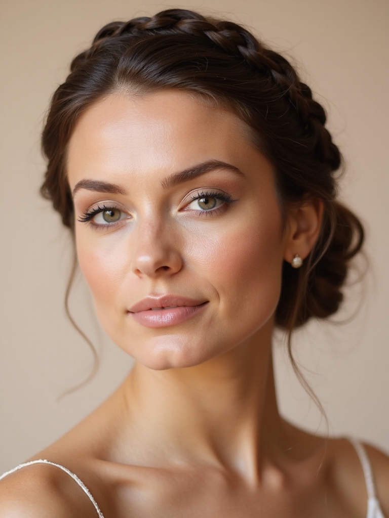 elegant summer braided hairstyle