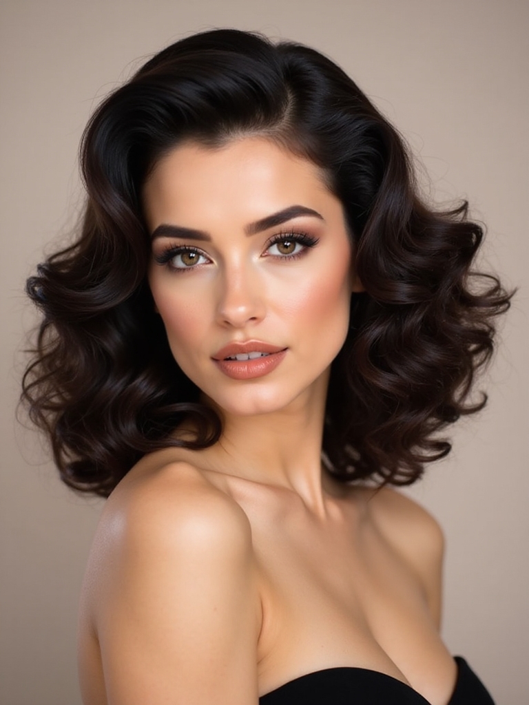 elegant timeless textured waves