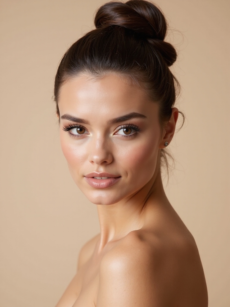 elegant twisted ponytail updo