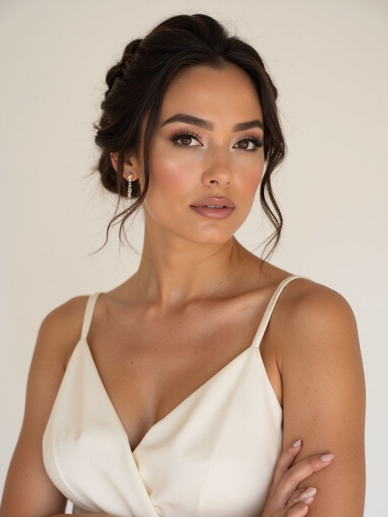 elegant twisted rope updo