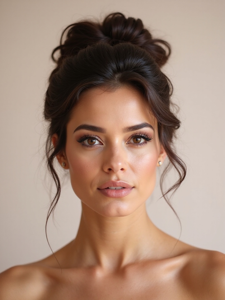 elegant updos for medium hair