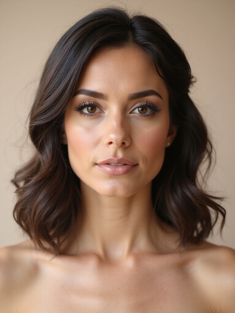 elegant voluminous wedding hairstyle