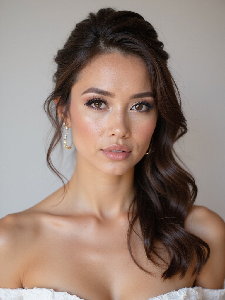 elegant wedding hairstyle inspiration