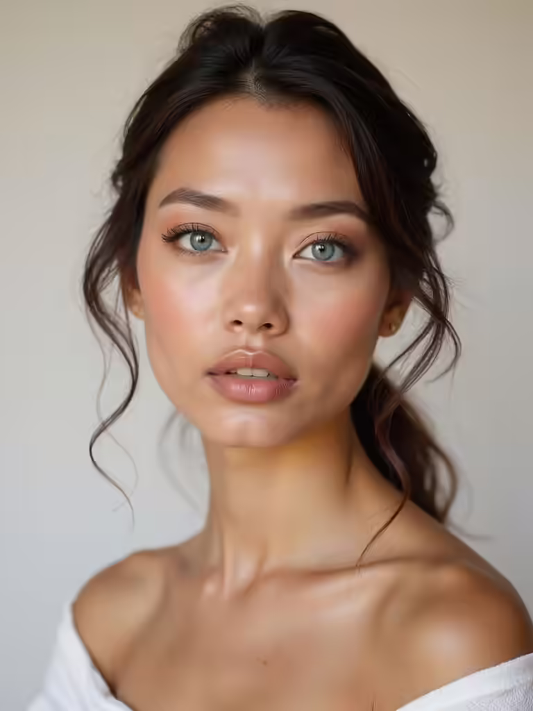 engagement makeup for blue eyes