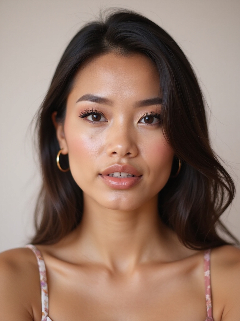 engagement photo shoot makeup
