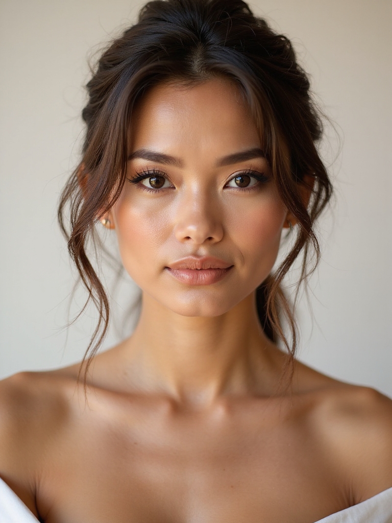 engagement photos hair makeup