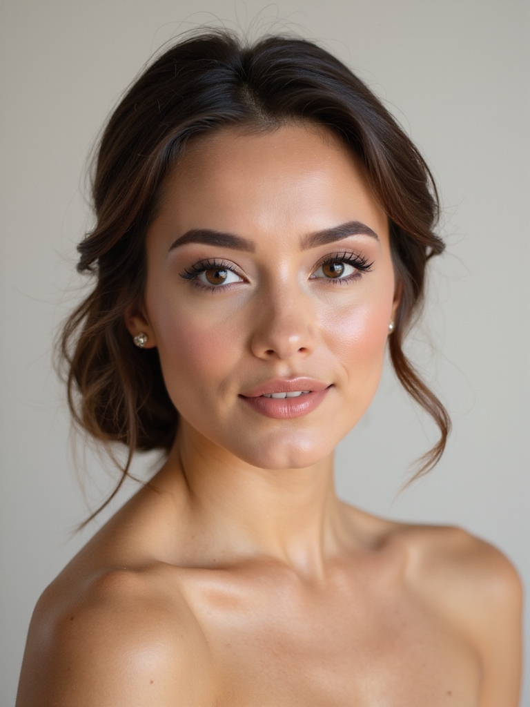 enhance natural brows softly