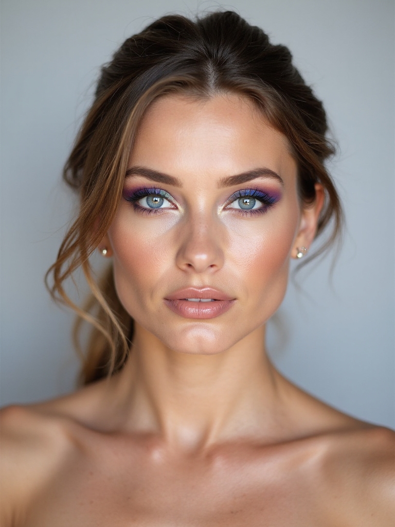 enhancing blue eyes makeup