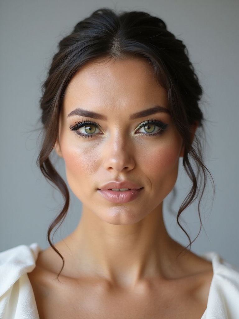 enhancing green eyes makeup
