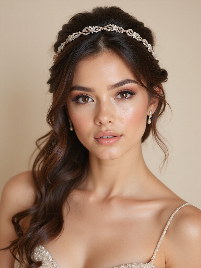 ethereal hair vine elegance