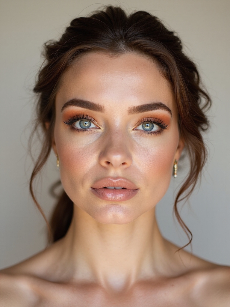fall colors enhance blue eyes