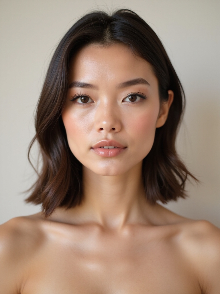 flawless matte makeup photography