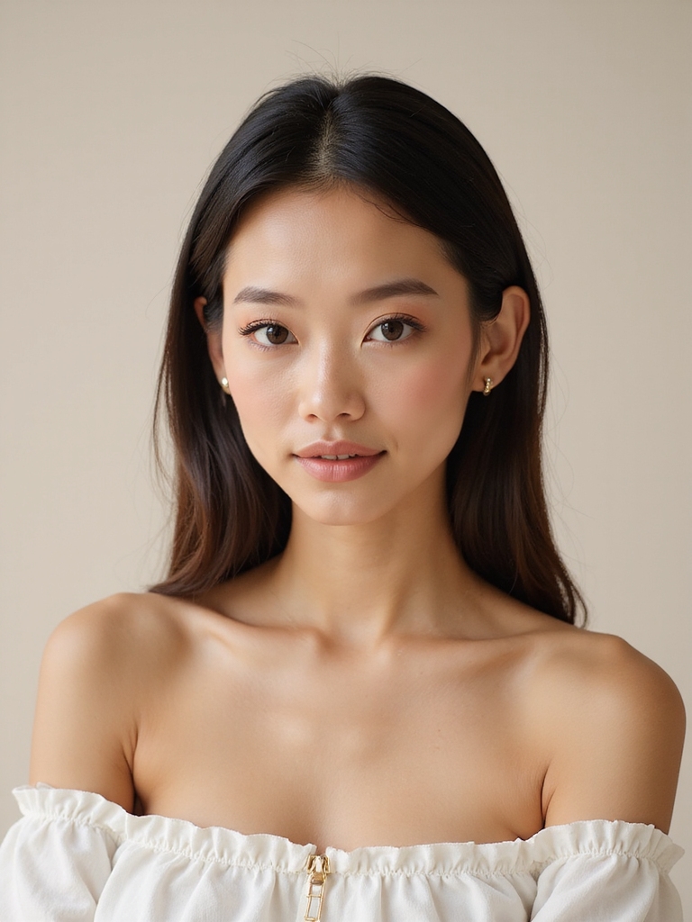 flawless natural elegant beauty