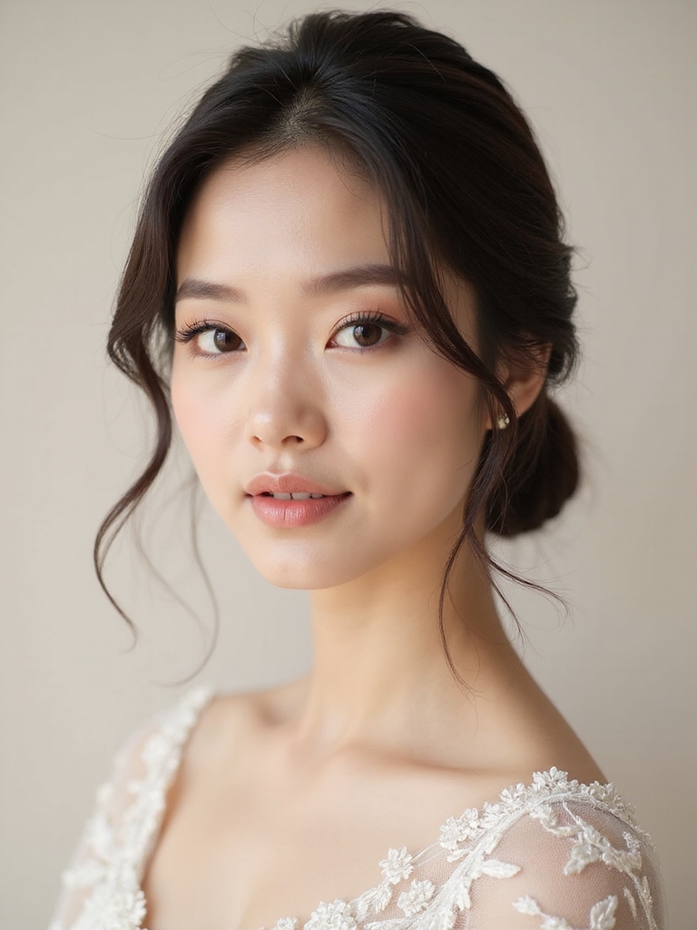 fluffy straight brows enhance beauty