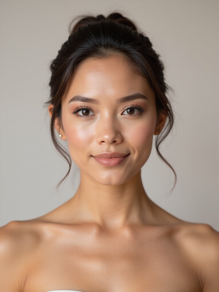 fresh and elegant bridesmaid makeup