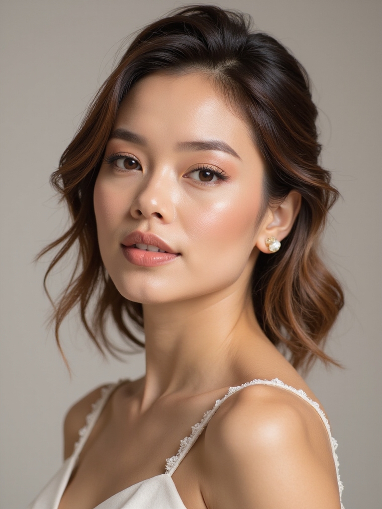 fresh dewy radiant bridesmaid makeup