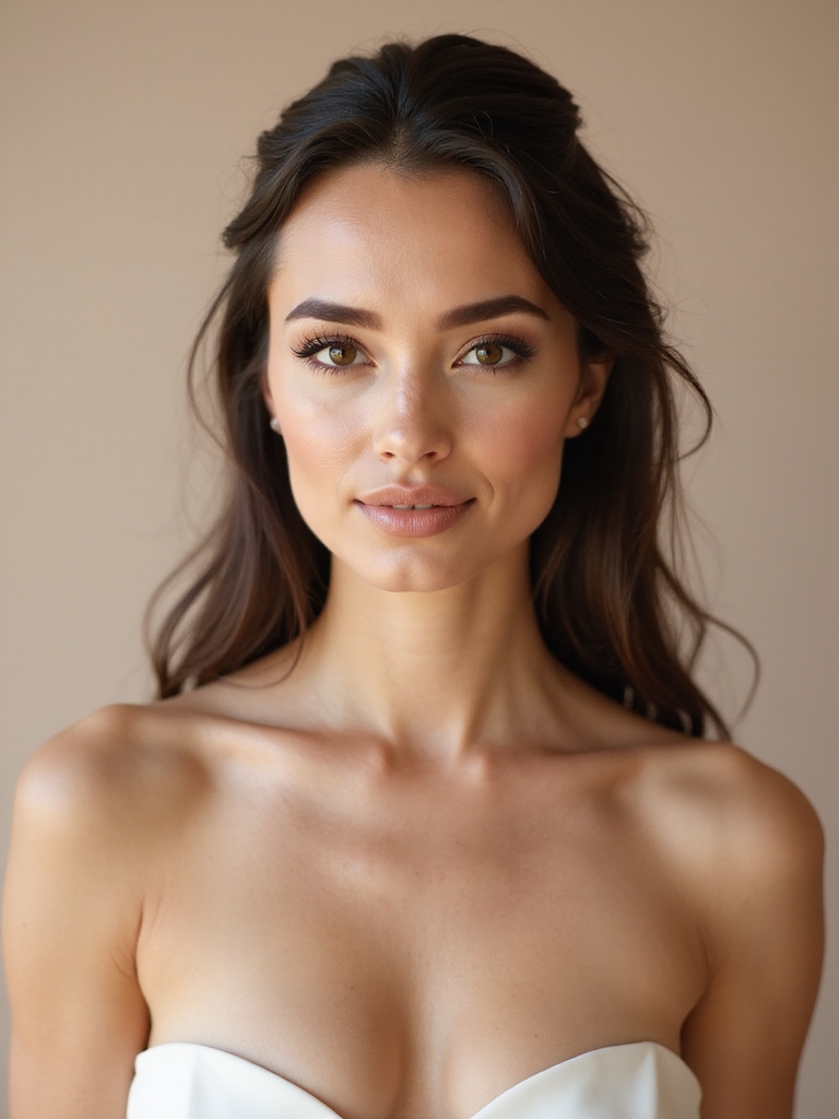 fresh dewy wedding skin