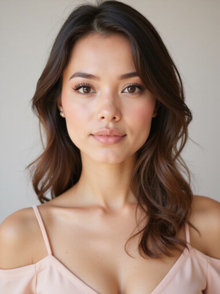 fresh glowing natural beauty