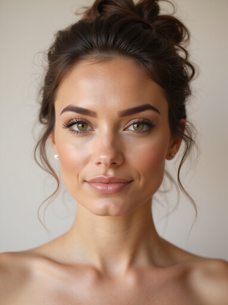 fresh glowing natural beauty