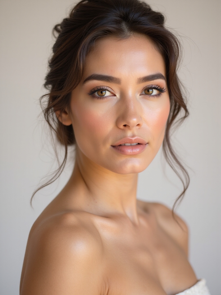 fresh natural bridal glow