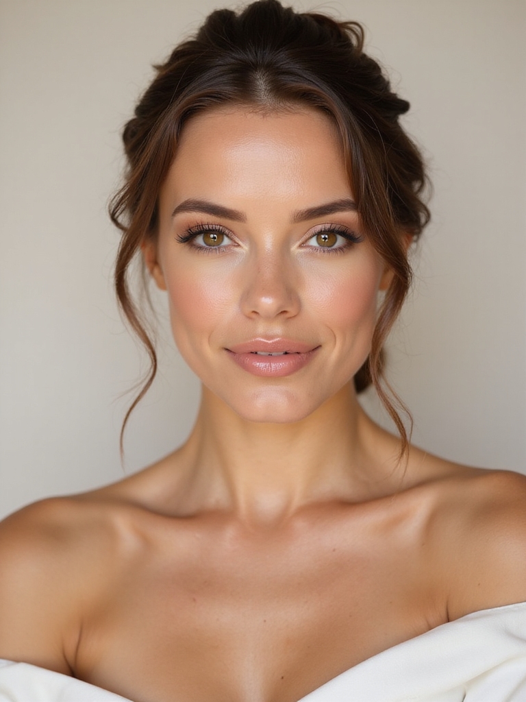 fresh natural wedding makeup