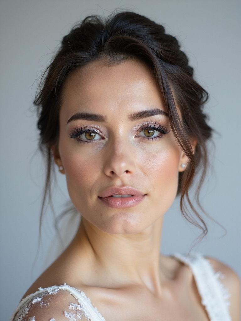 frosted glow bridal makeup