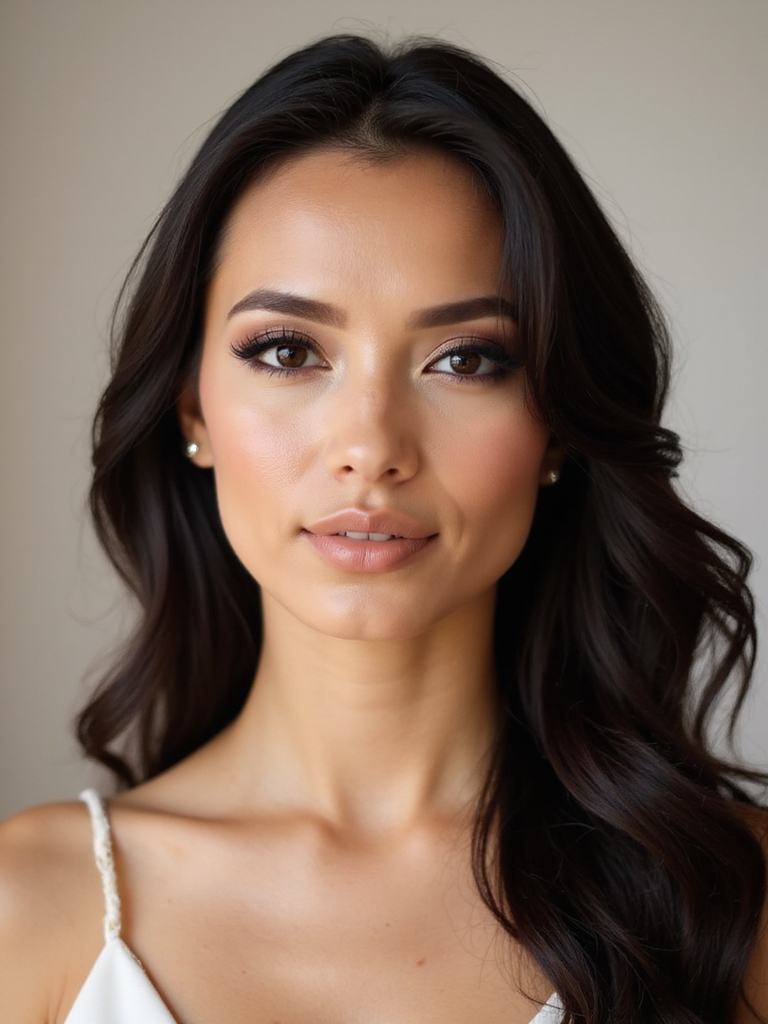 glamorous smoky eye elegance