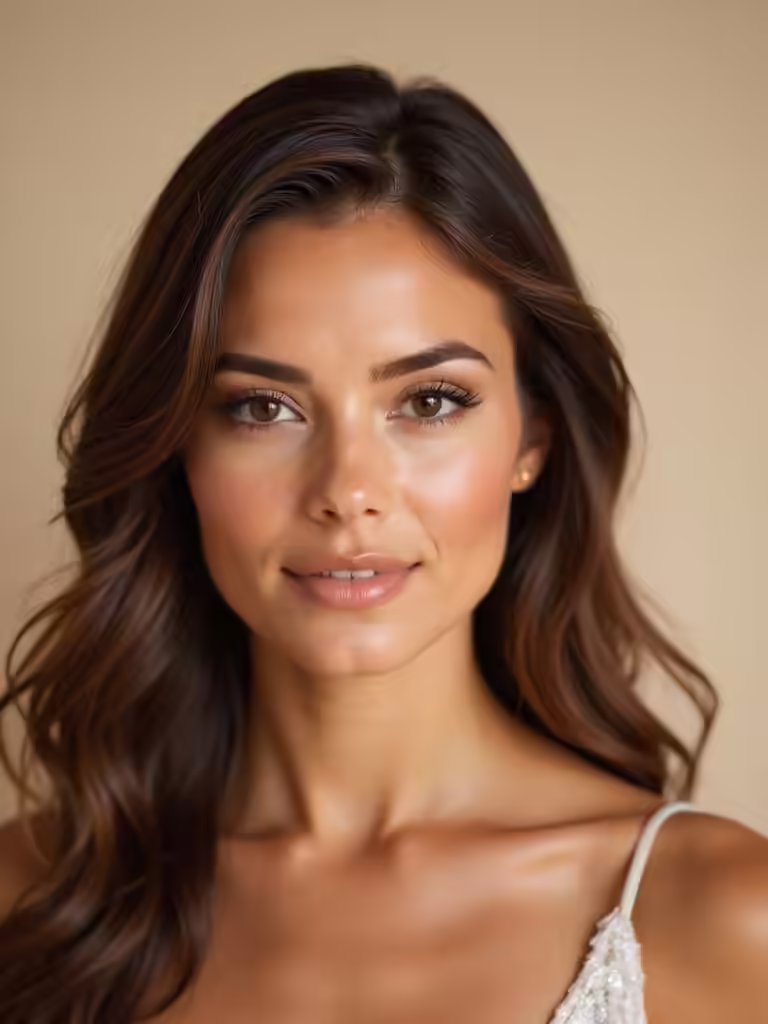 glowing bronze bridesmaid makeup