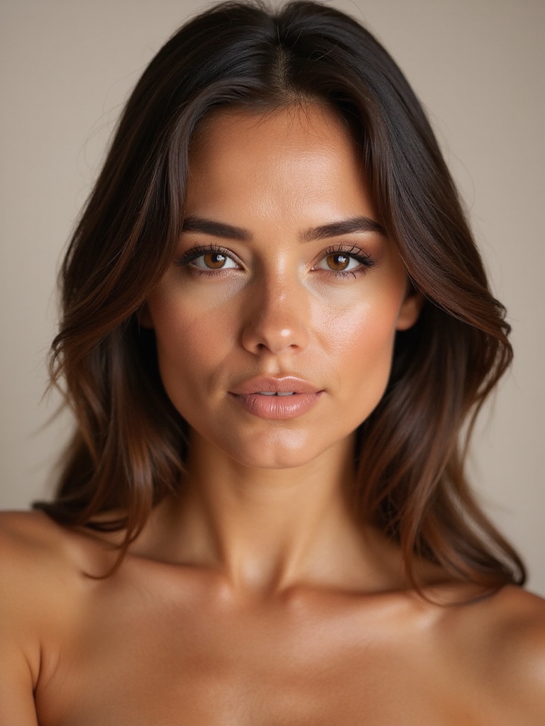 glowing bronze engagement makeup