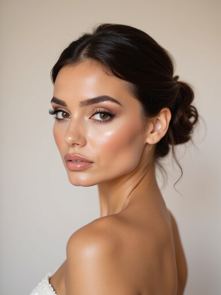 glowing soft glam skin