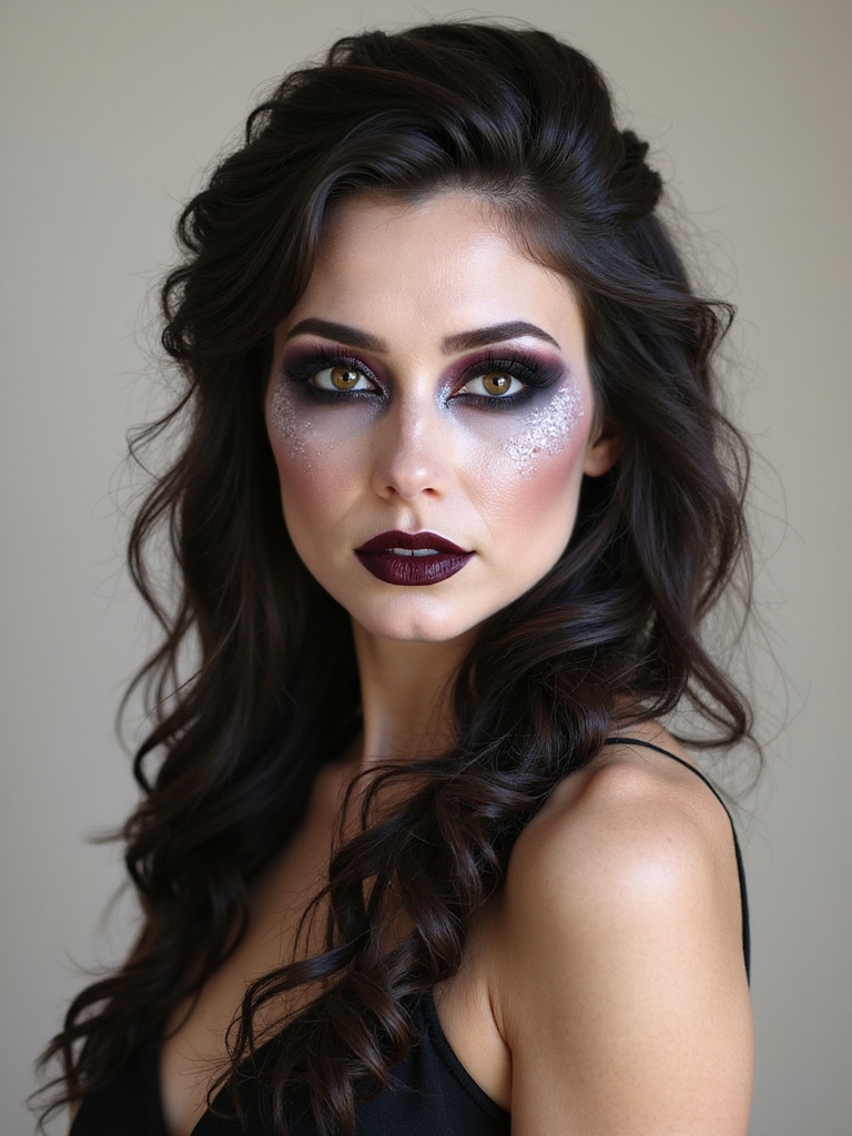 gothic glamorous sparkling eyes