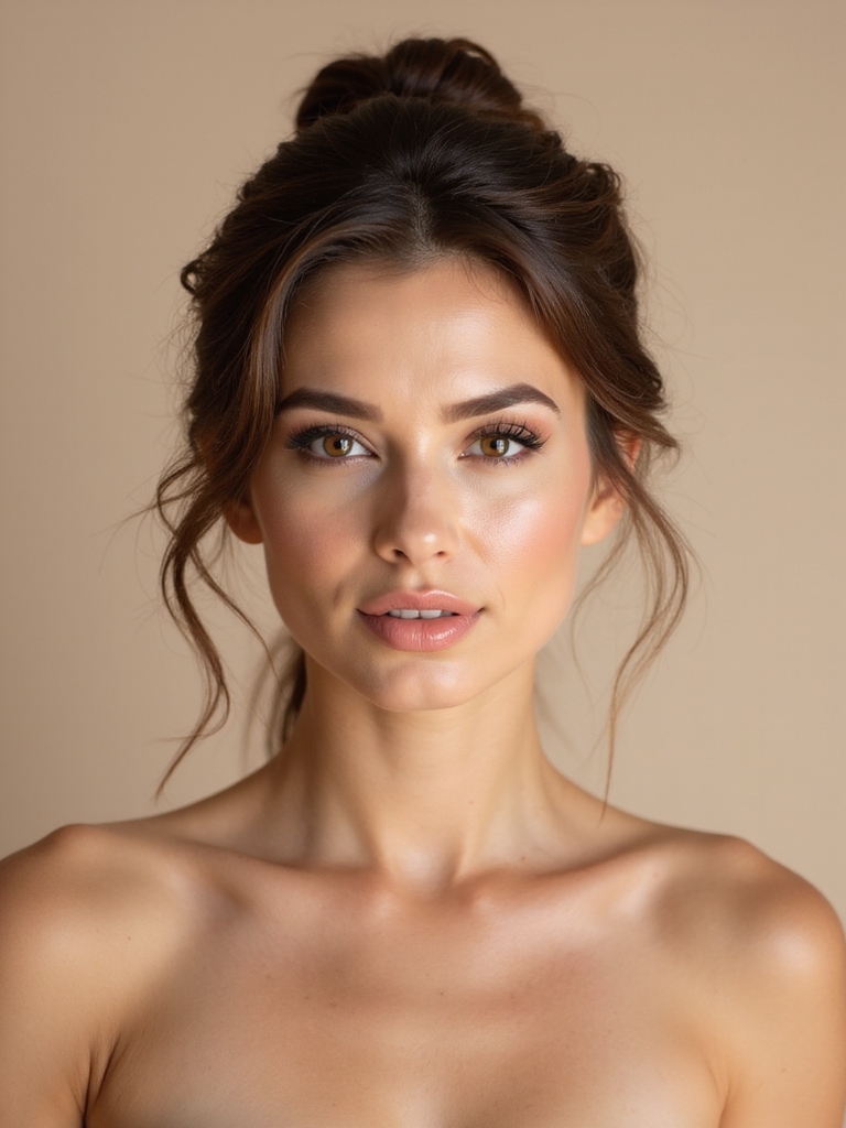 half up polished playful style