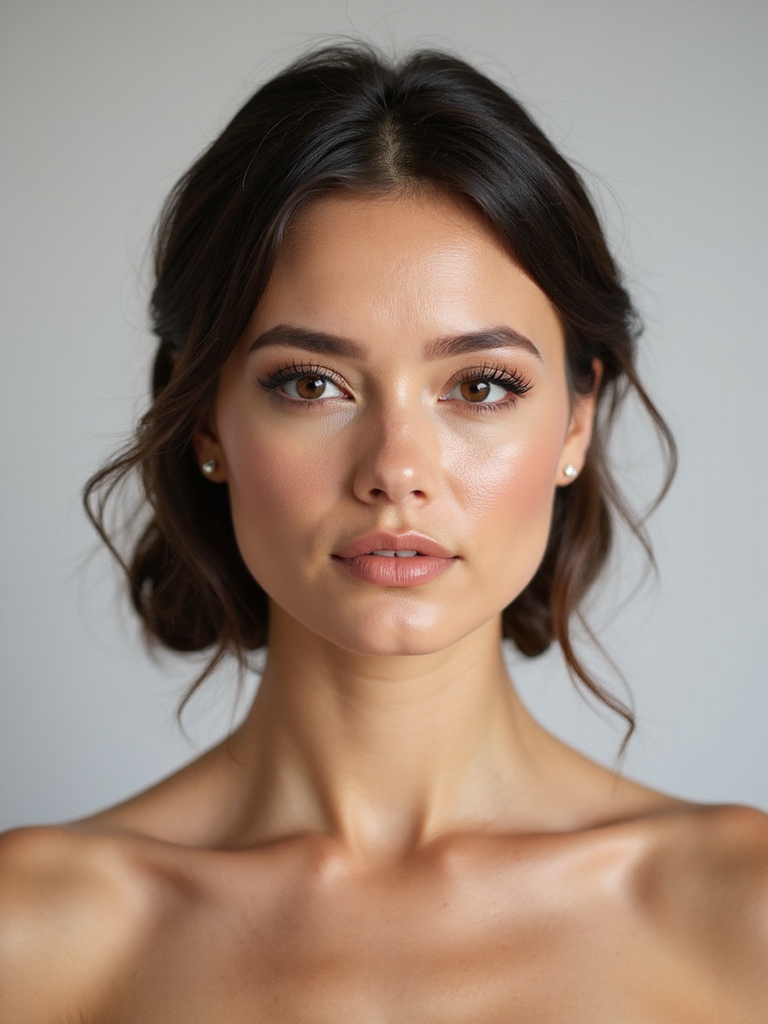 harmonious bridal makeup coordination