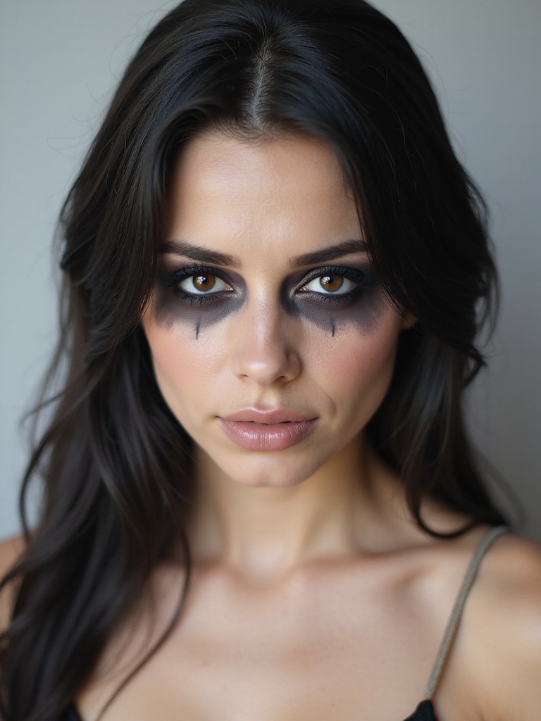 haunting cool toned eye shadow