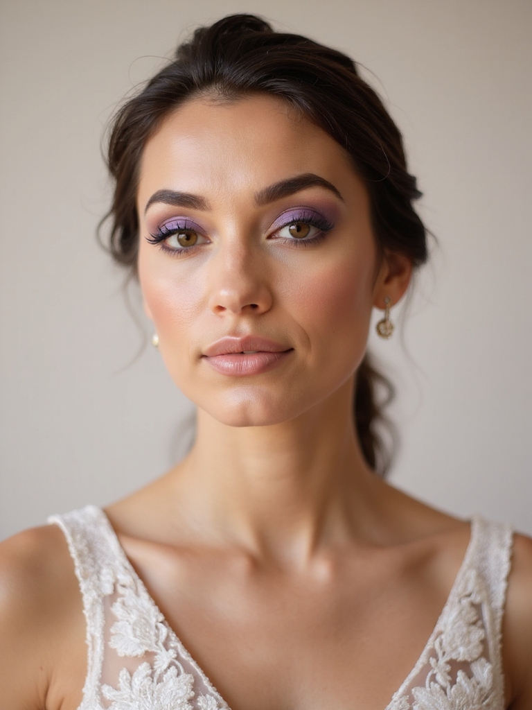 lavender eyeshadow for brides