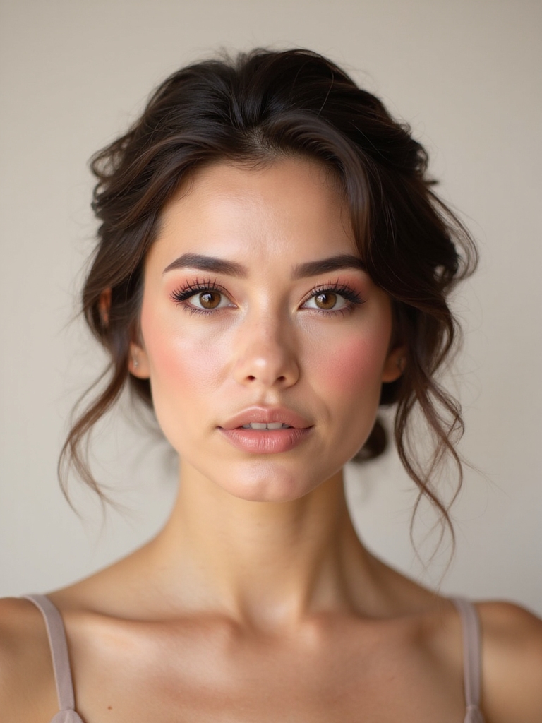 light pink blush tips