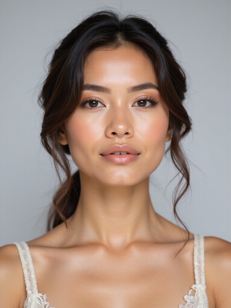 lightweight natural bridal makeup
