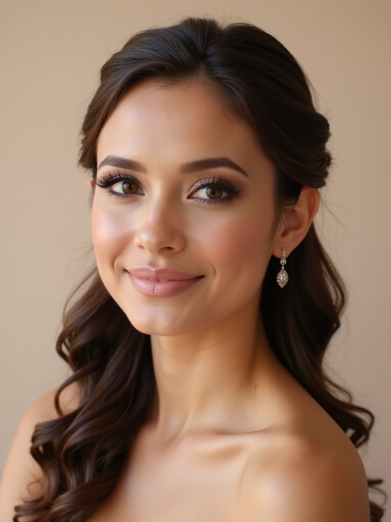 long lasting half up hairstyle