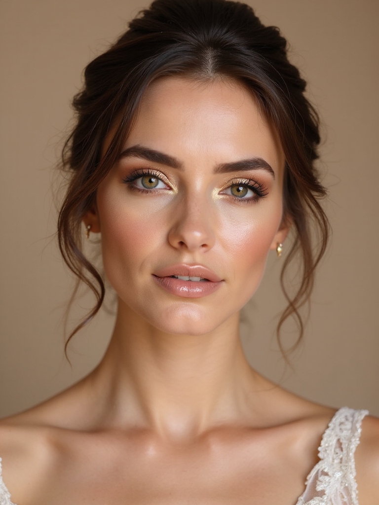 luxe champagne gold highlights