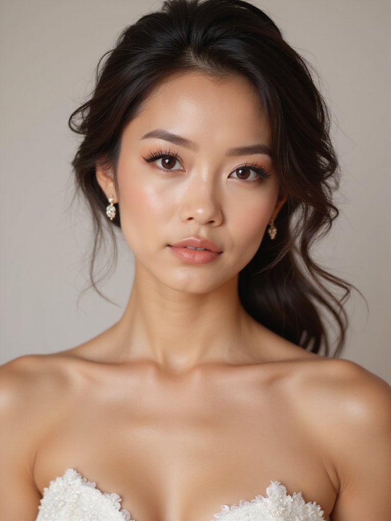 makeup complements dress color