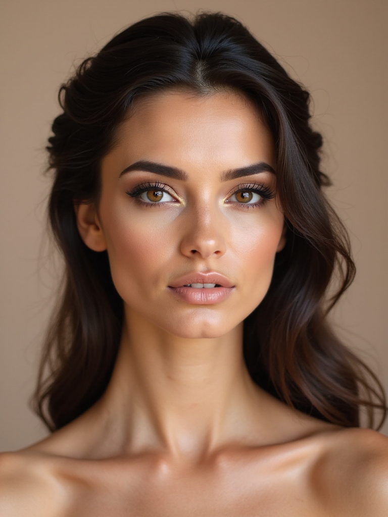 matte and shimmer contrast