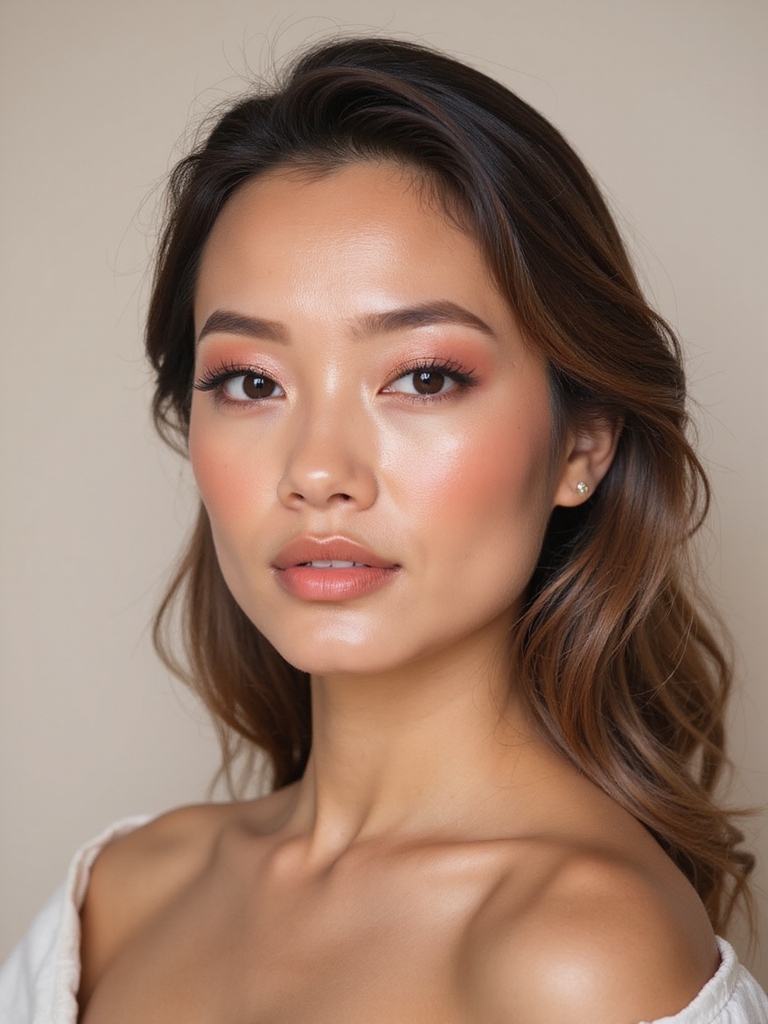 matte vs shimmer blush choices