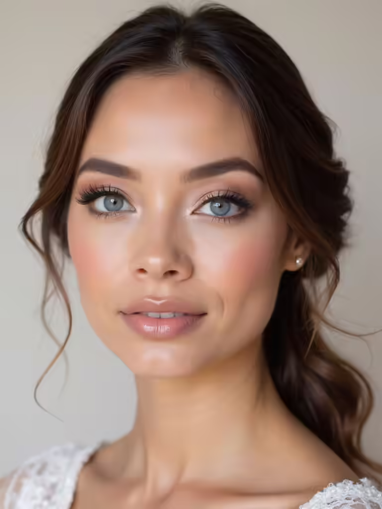 mesmerizing blue eyes glamour