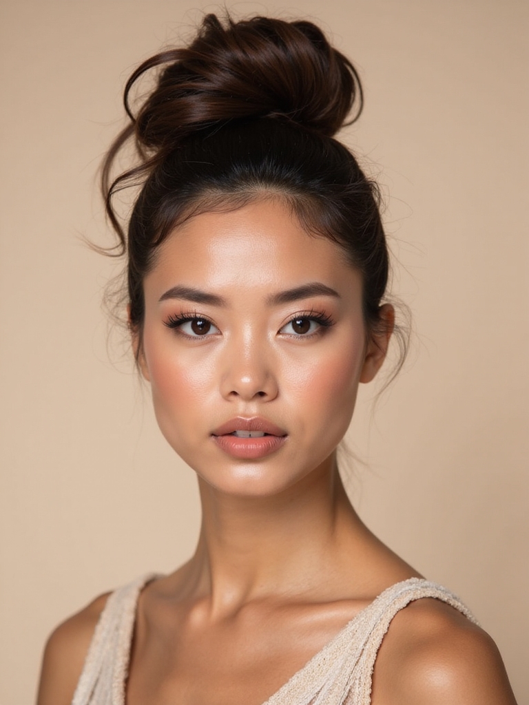 messy ballerina bun tutorial