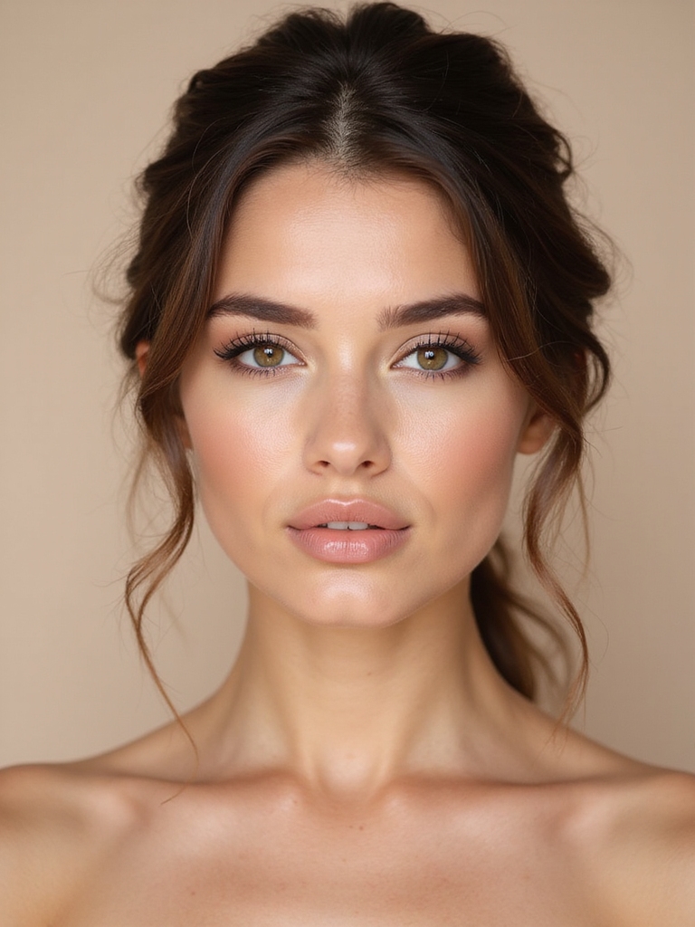 natural bridal engagement beauty