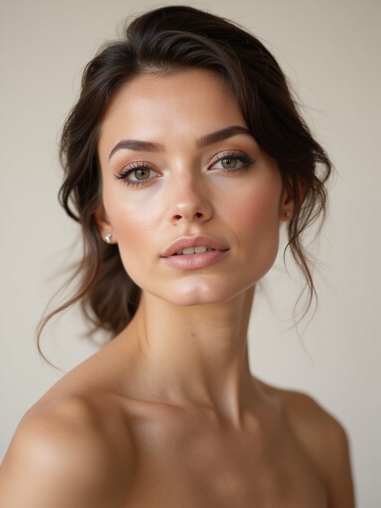 natural glam bridal styles