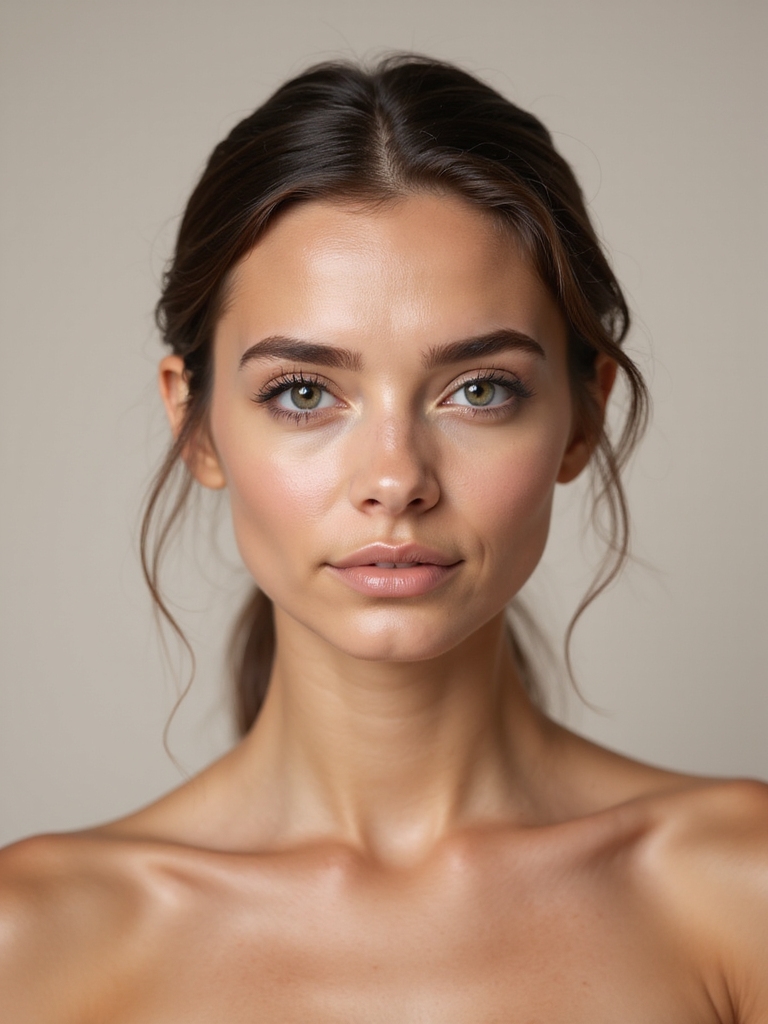 natural glow with foundation
